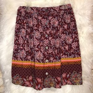 Bohemian tribal skirt